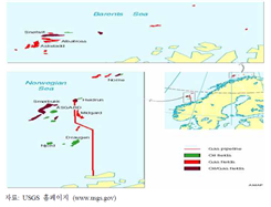 노르웨이 대륙붕 석유, 가스전